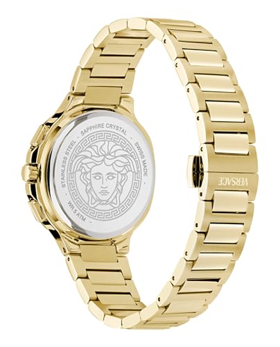 Versace Analog Black Dial Unisex's Watch-VEVCA0724