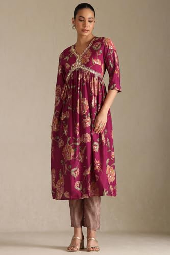 Soch Women's Viscose Salwar Suit Set (EWS5CD21972_Magenta