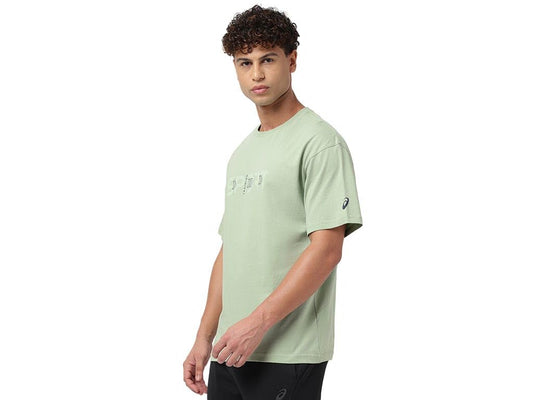 ASICS Men's Solid Regular Fit T-Shirt