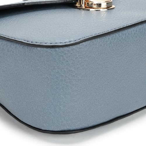 Fastrack BuckleUp Sling | Faux-Leather Women’s Handbag | Blue Bag with Buckle & Zipper Closure | Everyday Casual Carry
