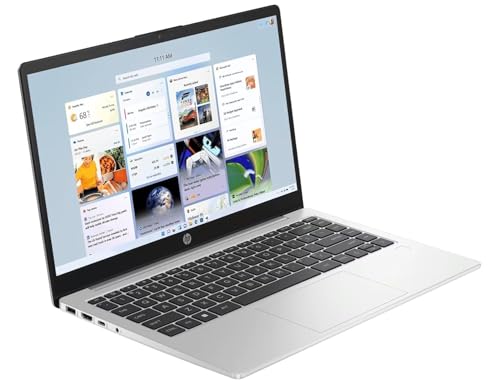 HP 14 (2026) Business Laptop – Intel Core 7 150U (Beats Intel Core i9 12th Gen) 16GB RAM, 512GB SSD, 14" FHD IPS Anti-Glare Display, Intel Graphics, Windows 11 Pro, Backlit Keyboard, Silver, 1.4kg