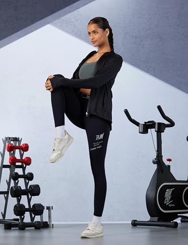 Van Heusen Women Proactive Elite Snug Fit Snug Fit 7/8th Leggings - High Stretch, Moisture Wicking_88309_Black_M