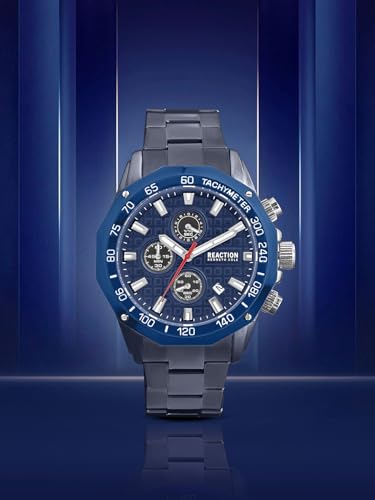 Kenneth Cole Reaction Chronograph Blue Dial Watch for Men - KRWGI0070706