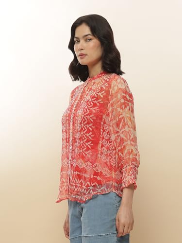 Label RITU KUMAR Coral Printed Shirt