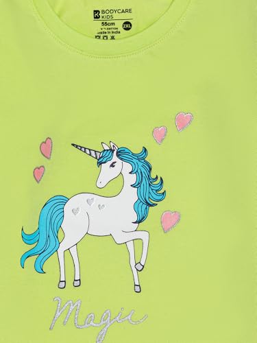 BODYCARE Girls Tshirt Round Neck Full Sleeves - Mint Green
