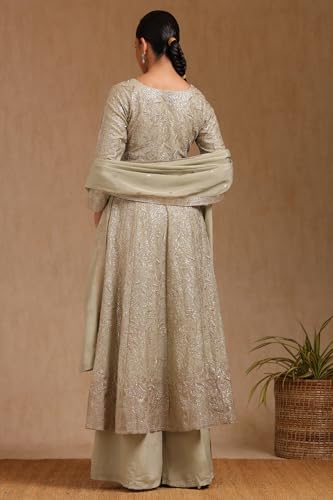 Soch Women's Poly Chinon Salwar Suit (OWS5CD21868_Sap Green