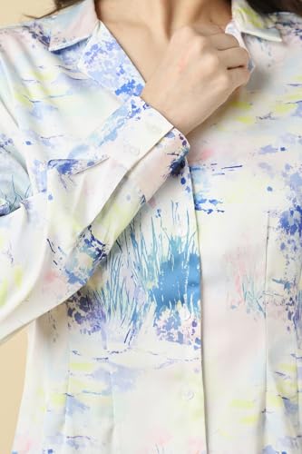 Allen Solly Women's Regular Fit Shirt (AHSFWRGFL43250_White