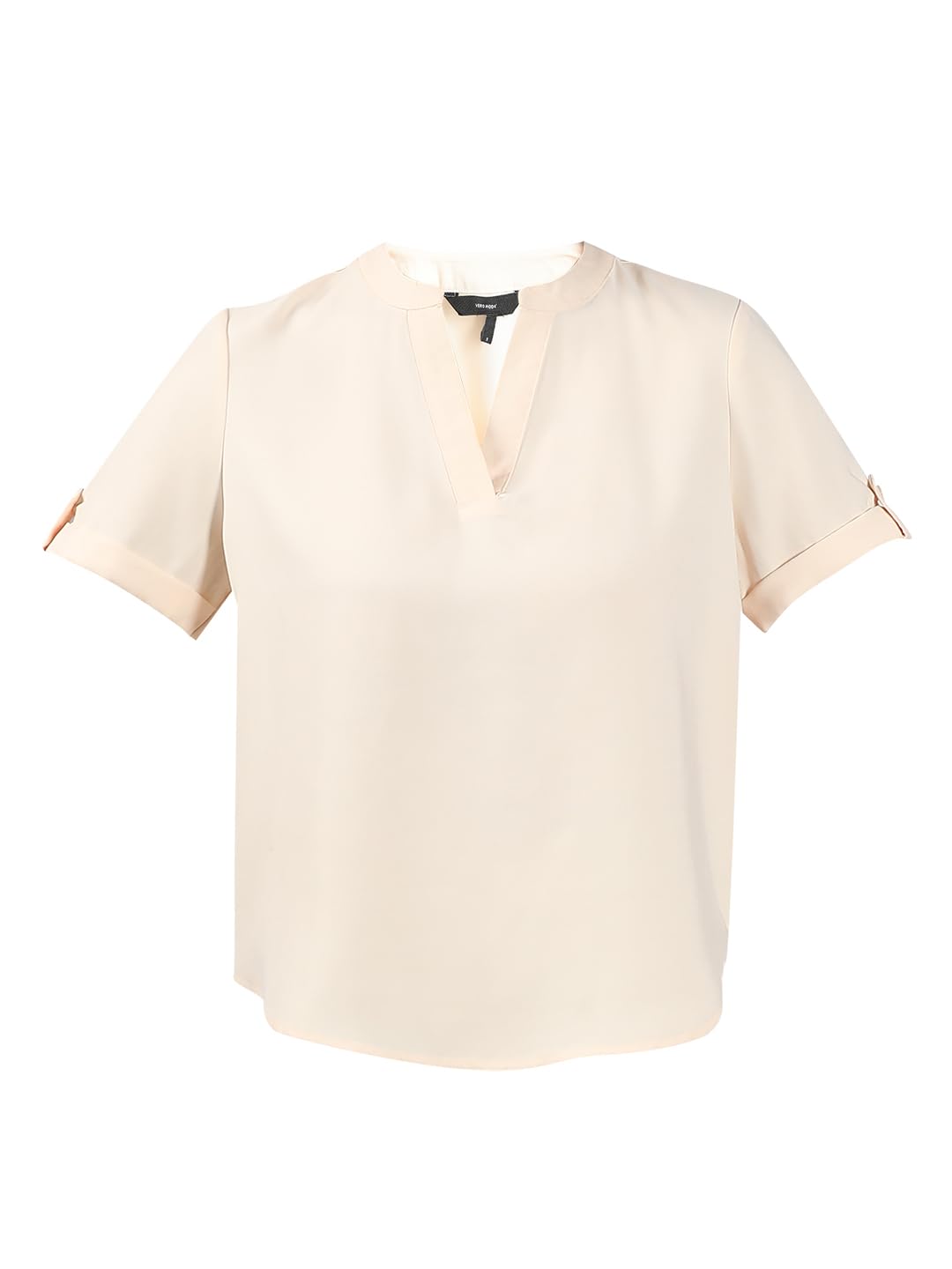 VERO MODA Women's Regular Fit Beige Top