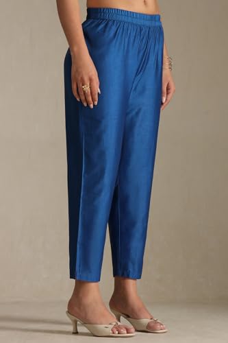 Soch Women's Organza Salwar Suit Set (EWA5CD22244_Blue