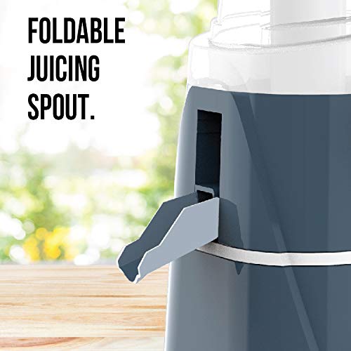 Havells Vitonica 500Watts Juicer Mixer Grinder with 3 Bigger Size Jars | Rust Resistant 304SS Sieve | Large Size Pulp Container | 1.75 Ltr Break Resistant Jar | 5 Yr Motor Manufacturer Warranty (Blue)