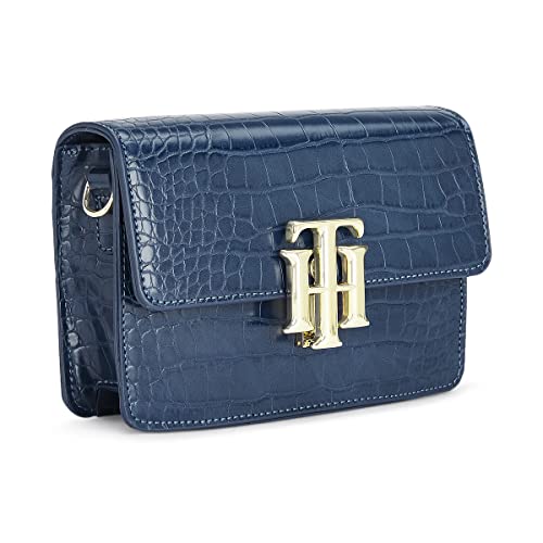 Tommy Hilfiger Katelyn Plus Pu Sling Handbag For Women - Navy