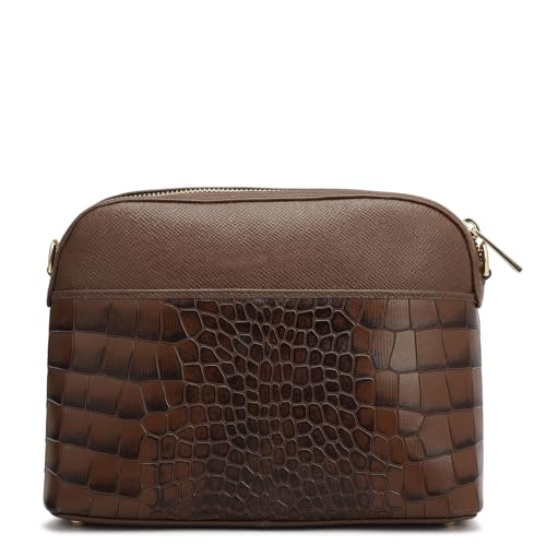 Da Milano Genuine Leather Brown Sling (Small) (01915)