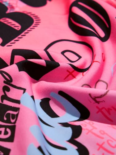 The Souled Store Official Mean Girls Originals: Burn Book Women & Girls Long Sleeve Collared Neck Button Down Regular Fit Cotton Shirts Pink