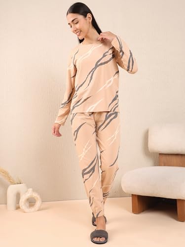Sweet Dreams Women Printed Pyjama Set (Jogger)