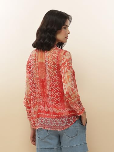 Label RITU KUMAR Coral Printed Shirt
