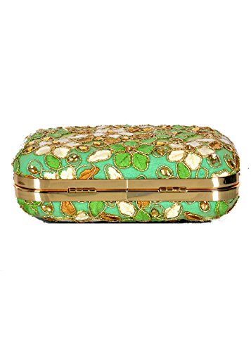 DUCHESS! Handicraft Item Very Beautiful Clutch (Green)