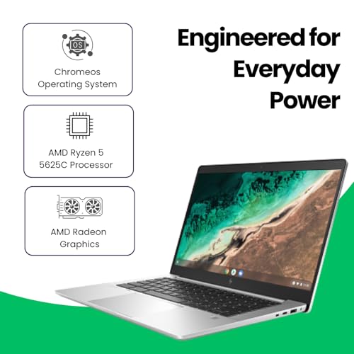 HP ZBook EB 645 CB 14” FHD Laptop | AMD Ryzen 5 5625C | 8GB RAM | 256GB SSD | Chrome OS | Lightweight Business Laptop | 1 Year Warranty (767V3PA)
