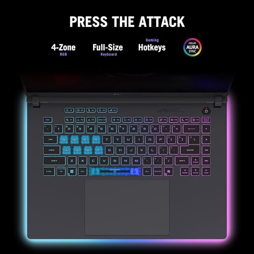 ASUS ROG Strix G16 (2025) Gaming Laptop, 16” ROG Nebula Display 16:10 2.5K 240Hz/3ms, NVIDIA® GeForce RTX™ 5060 GPU, Intel® Core™ Ultra 9 Processor 275HX, 16GB DDR5, 1TB SSD, Wi-Fi 7, Wind11 Home