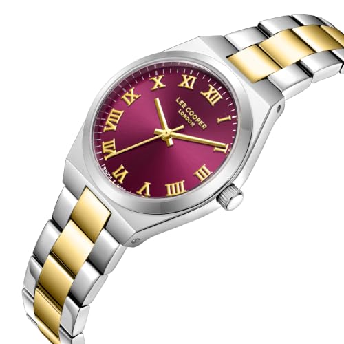 Lee Cooper Quartz Purple Round Dial Women's Watch - LC08298.280