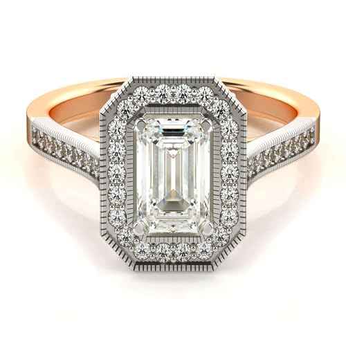 VALANOVA Hallmarked 18K Gold & Certified Lab Grown Diamond 1.23cts | Ring For Women's/Girls | Stylish & Elegant | VGR0468E | Ring Size: 6