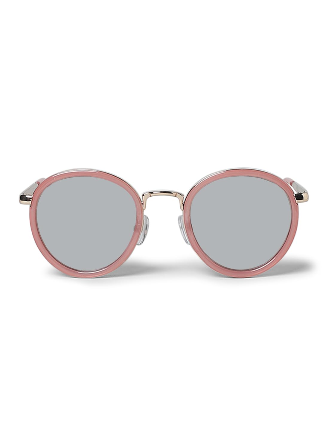 ONLY Women Solid PolyCarbonate Blend Peach Sunglasses