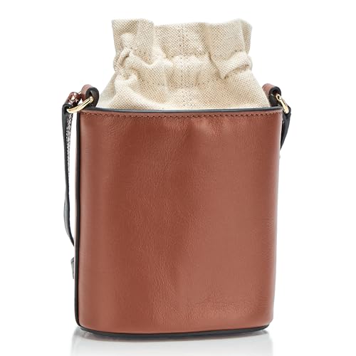 Cole Haan Women's Lydia Leather Phone, Natural Canvas, UNIT