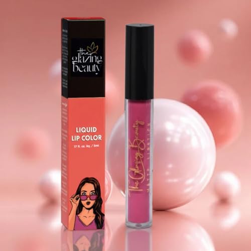 The Glazing Beauty Velvet Taupe – Nude Mauve Liquid Lipstick | Matte Finish, Long-Lasting & Lightweight Lip Color