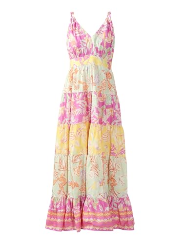 VERO MODA Women's Fit and Flare Multi Dress