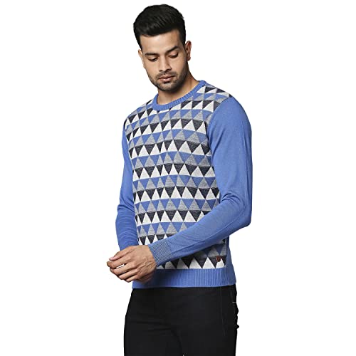 Raymond Medium Blue Sweater (Size: 40)-RMWX01148-B5