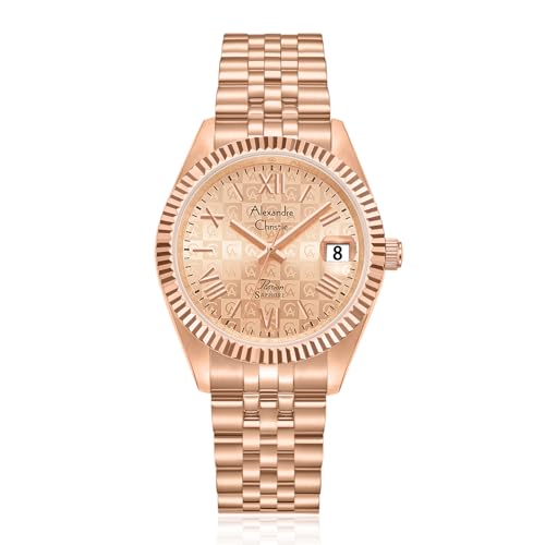 Alexandre Christie 5013MDBMen's Classic Quartz Watch 36mm (Pink)