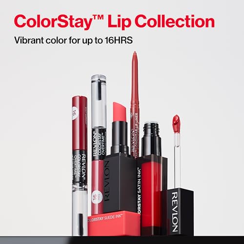 Revlon ColorStay Satin Ink Liquid Lipstick, Longwear Rich Lip Colors, Formulated with Black Currant Seed Oil, 009 Speak Up, 0.17 fl oz