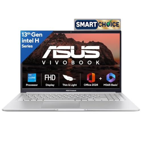 ASUS Vivobook 15, Smartchoice,Intel Corei5 13thGen 13420H, 16GB RAM, 512GB SSD, FHD 15.6", Win11, Office Home'24, M365 Basic (1Year)*, Cool Silver, 1.70kg, X1502VA-BQ835WS, Intel UHD iGPU, Laptop