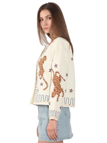VERO MODA Women's Regular Fit White Jacket