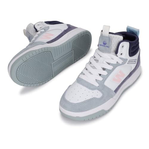 Woodland Women White/Purple Sneakers