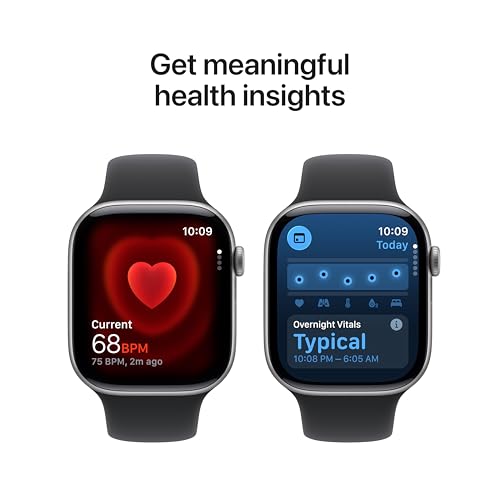 Apple Watch Series 11 GPS 46mm Space Grey Aluminium Case with Black Sport Band - M/L
