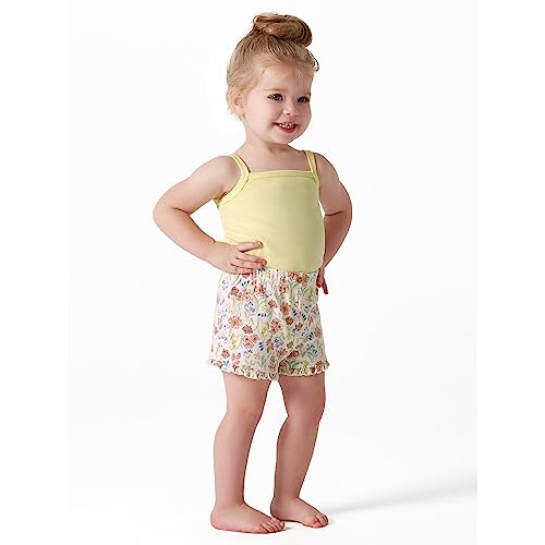 TuddyBuddy 100% Cotton Romper/Jumpsuit/Onesie Set for Baby Girl (Pack of 5 Playsuits - Green Flamingo, 18-24 Months)