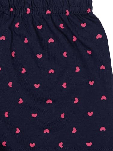 BODYCARE Girls Tshirt & Shorts Set - Fuchsia & Navy
