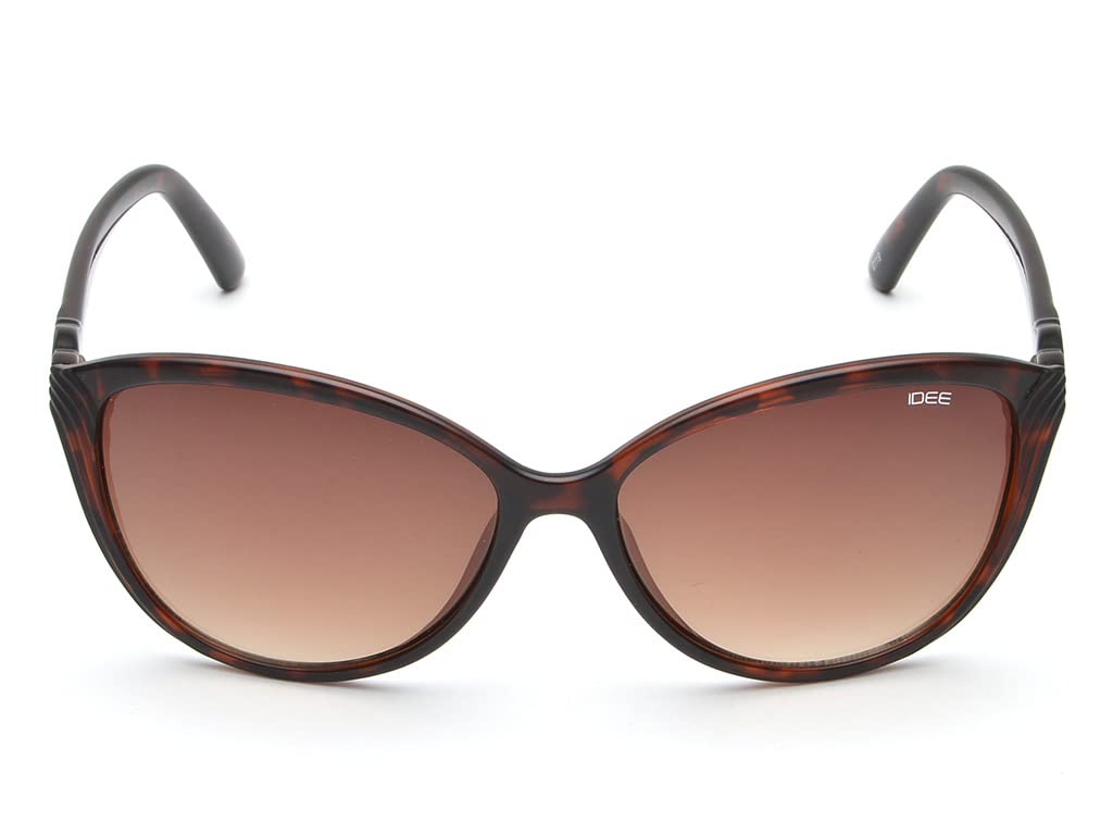 IDEE Gradient Butterfly Women's Sunglasses - (IDS2542C5SG|57|Brown Color Lens)