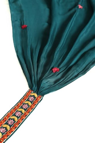 Soch Women's Viscose Crepe Salwar Suit (EWS5CD21754_Teal
