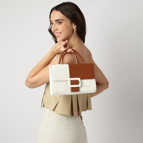 Fastrack Women's Western (White + Tan)