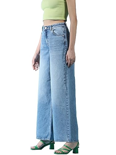 ONLY Women's Regular Jeans (15267017-Medium Blue Denim_Medium 31)