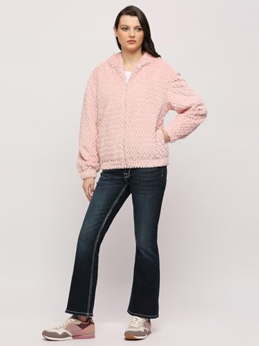 Pepe Jeans Women's A-Line Coat (PL402350_Pink