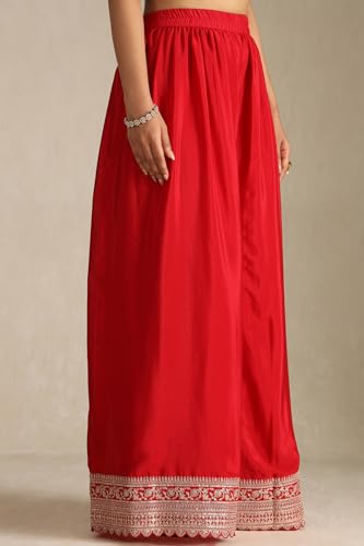 Soch Women's Viscose Blend Salwar Suit Set (EWS5CD22097_Cream