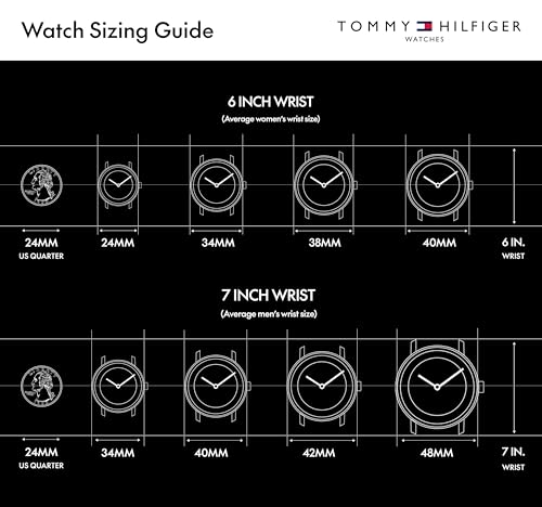 Tommy Hilfiger Women's 3H Quartz Bracelet Watch - Versatile, Easy-to-Wear and Timeless - 3 ATM Water Resistance - for Everyday Wear - Gift for Her - 30mm, Silver