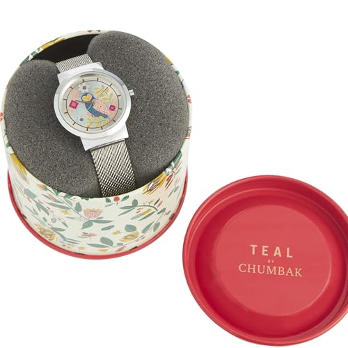 TEAL BY CHUMBAK Round Dial Analog Hand Watch for Women, Wrist Watch for Teenage Girls, Ladies Ghadi, Gifts for Women/Girls/Ladies, Stylish Fashion Watch for Casual/Work