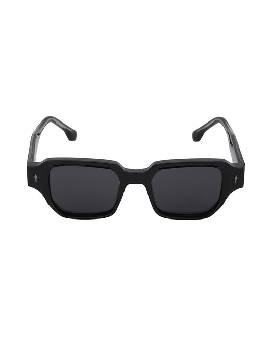 Carlton London Black Toned with Blue Polarised Lens Sunglass for women