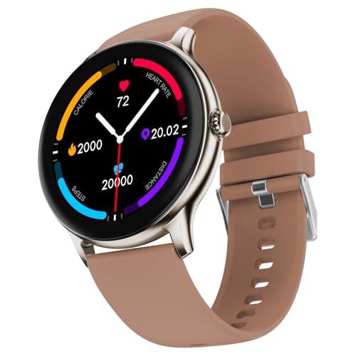 Fire-Boltt Phoenix Pro Smart Watch 1.39 inch Bluetooth Calling, AI Voice Assistant, Metal Body with 120+ Sports Modes, SpO2, Heart Rate Monitoring (Mocha Mouse)
