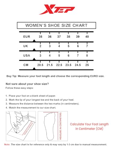 XTEP Women Casual Shoes | Stylish Streetwear Sneakers | Lightweight & Breathable Walking Shoes