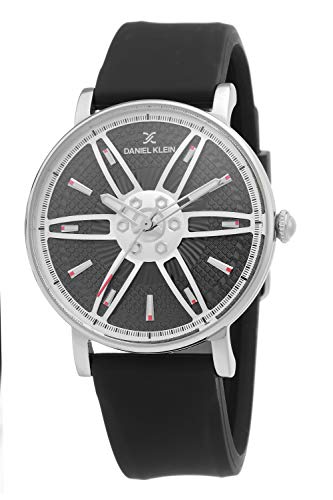 Daniel Klein Analog Gunmetal Dial Men's Watch-DK.1.12335-3