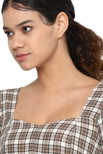 American Eagle Women's Rayon A-Line Mini Dress (WEE0396993200_Brown